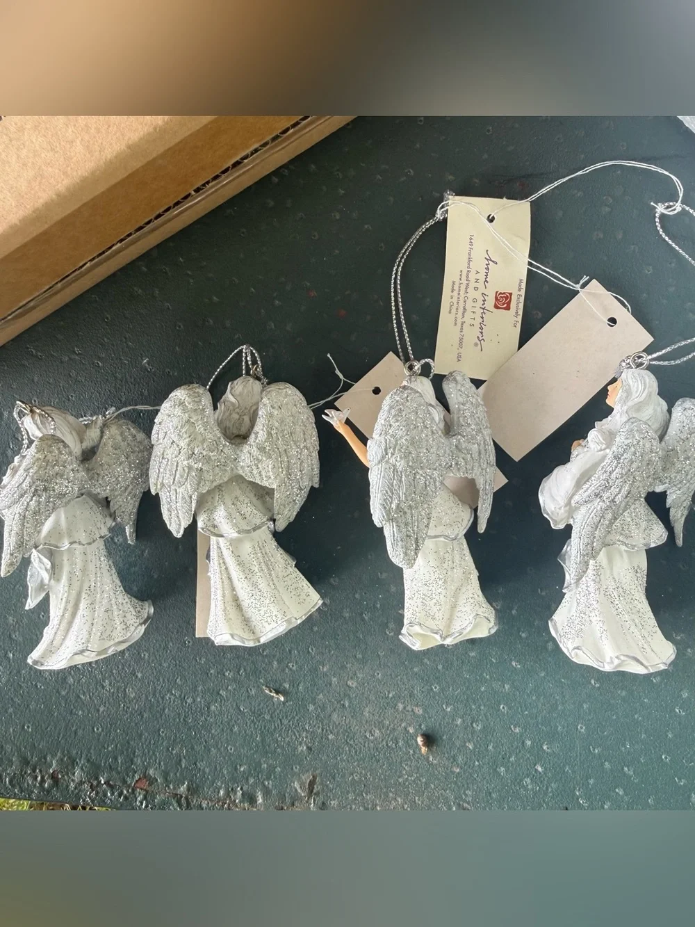 New Home Interiors Set of 4 Angel Ornaments